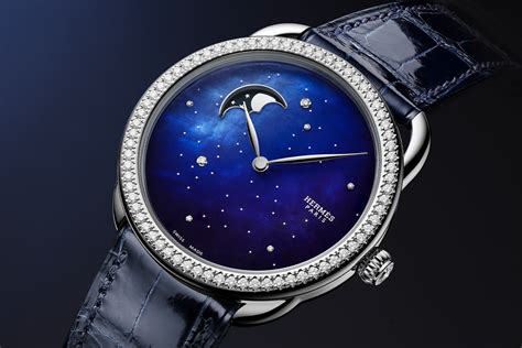 hermes hour of the moon watch|Hermes arceau double moon phase.